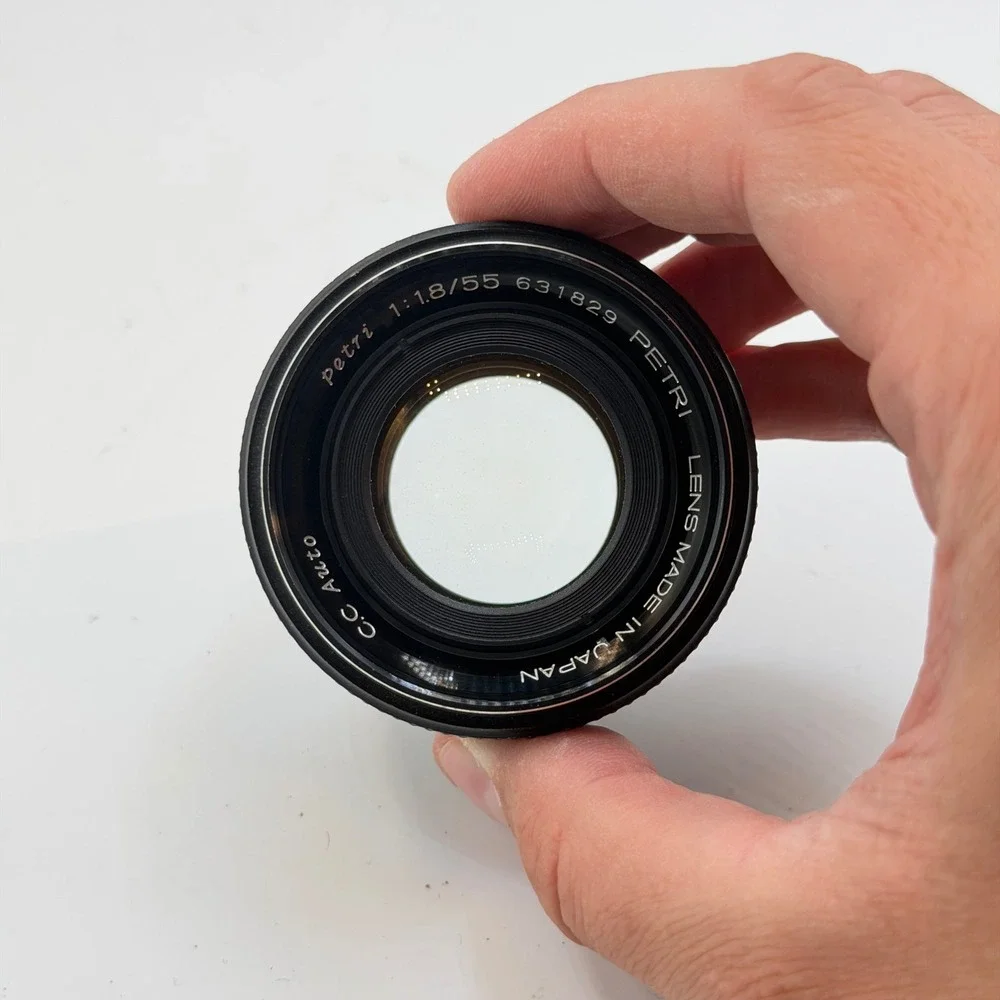 Petri CC Auto 55mm f1.8 Vintage Prime Lens Made in Japan 631829‎ Good Condition